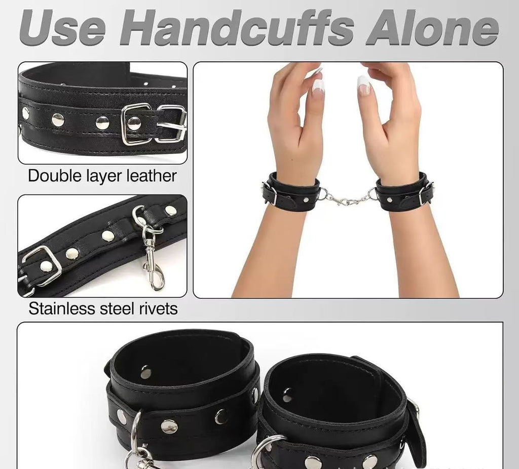 Velvet Command Cuffs 🔗🔥 Spice It Up